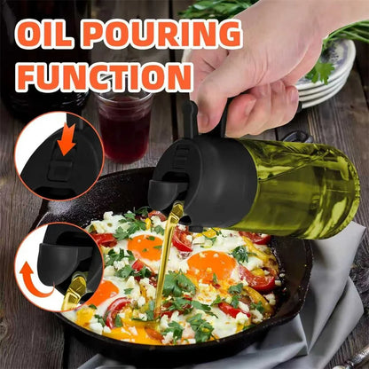 PortionPro 2-in-1 Oil Spray Bottle