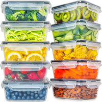 PortionPro 10pc Meal Prep Container Set