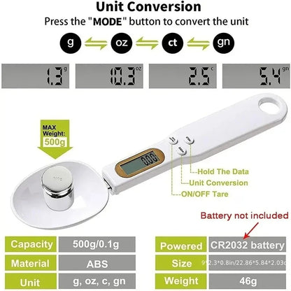 PortionPro Digital Measuring Spoon Scale